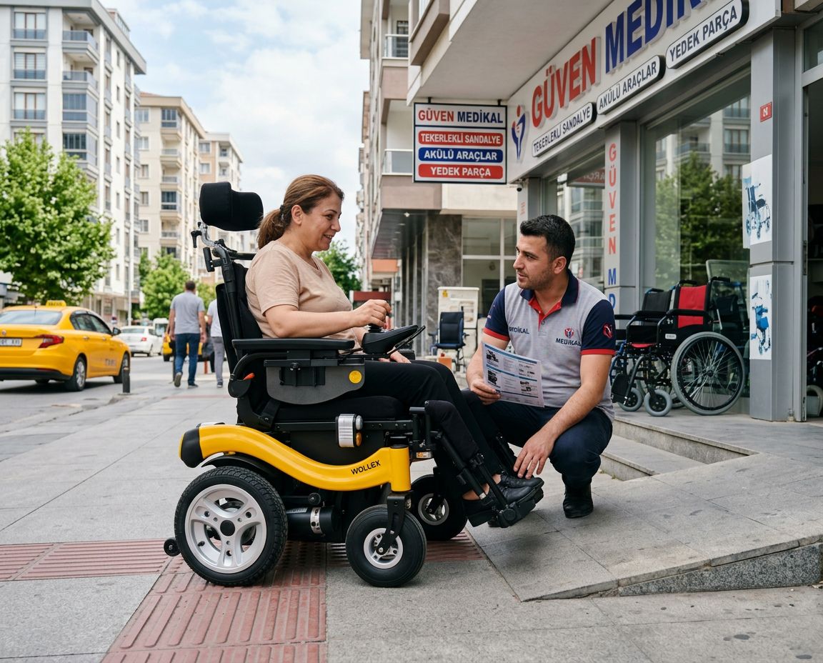 Düşük bütçeyle akülü sandalye seçimi yapan kullanıcı ve uzman danışman