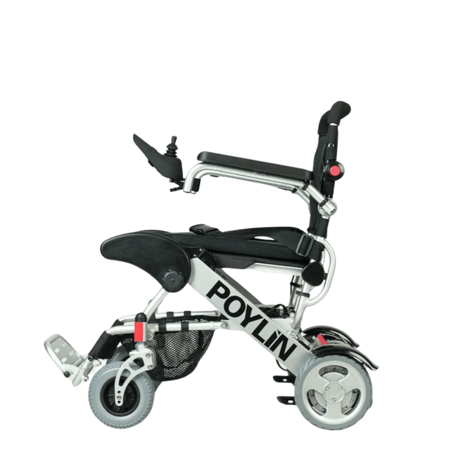 Poylin P207 Ultra Hafif Katlanabilir Akülü Tekerlekli Sandalye – 1. görsel