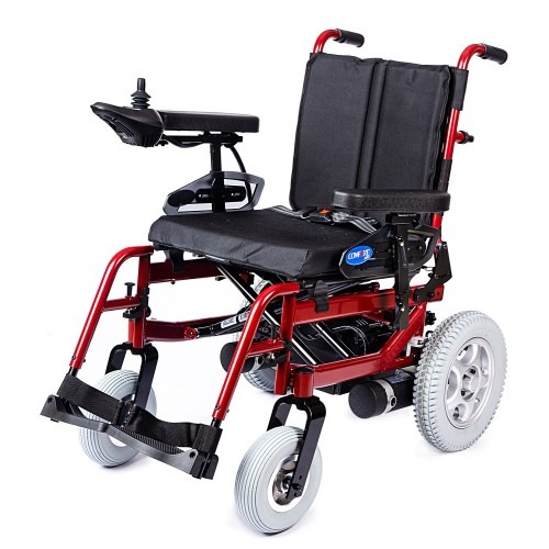Comfort Plus Allure Akülü Tekerlekli Sandalye Bordo – 1. görsel