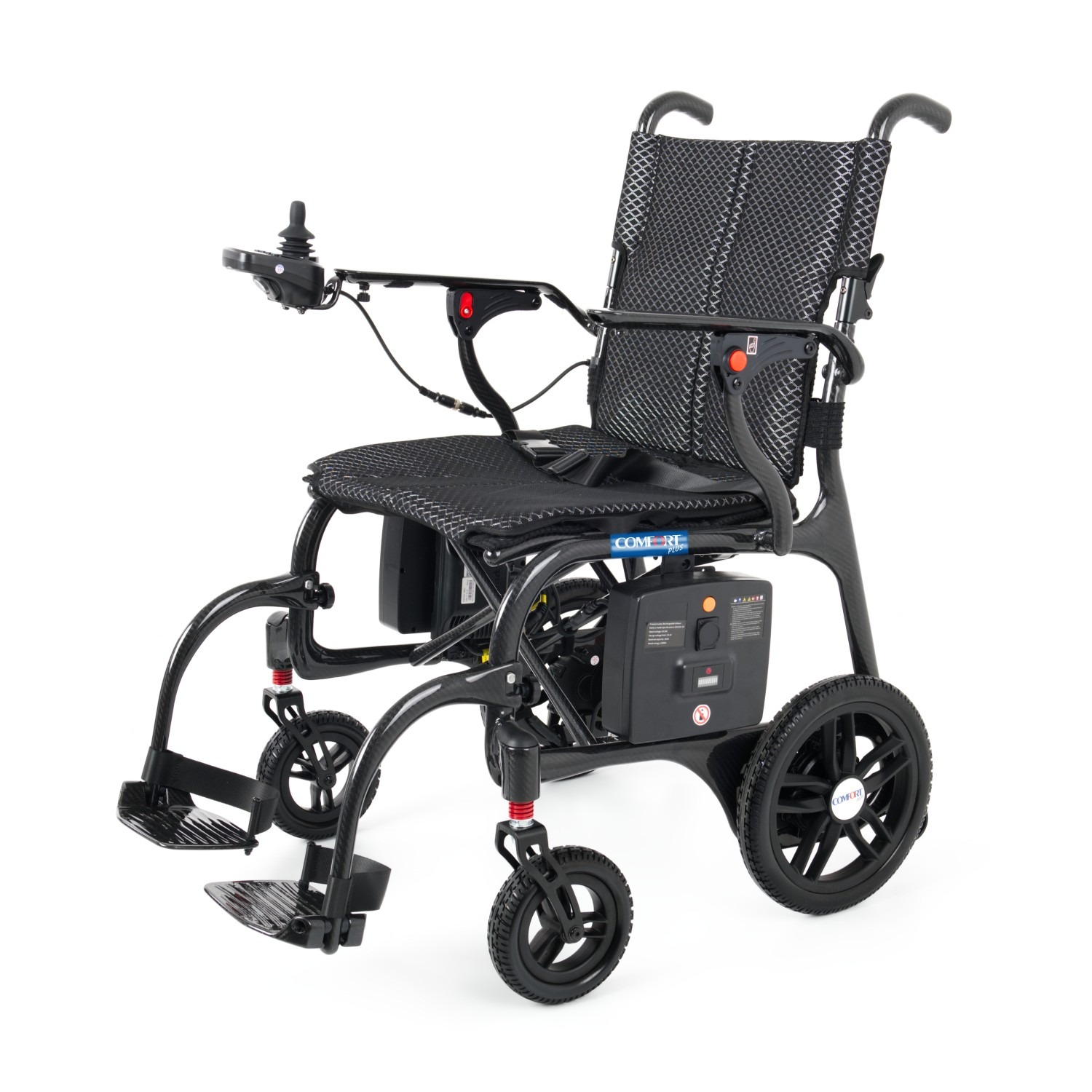 Comfort Plus DY01107 Karbon Akülü Tekerlekli Sandalye Ultra Hafif 20Ah Lityum Pil – 2. görsel