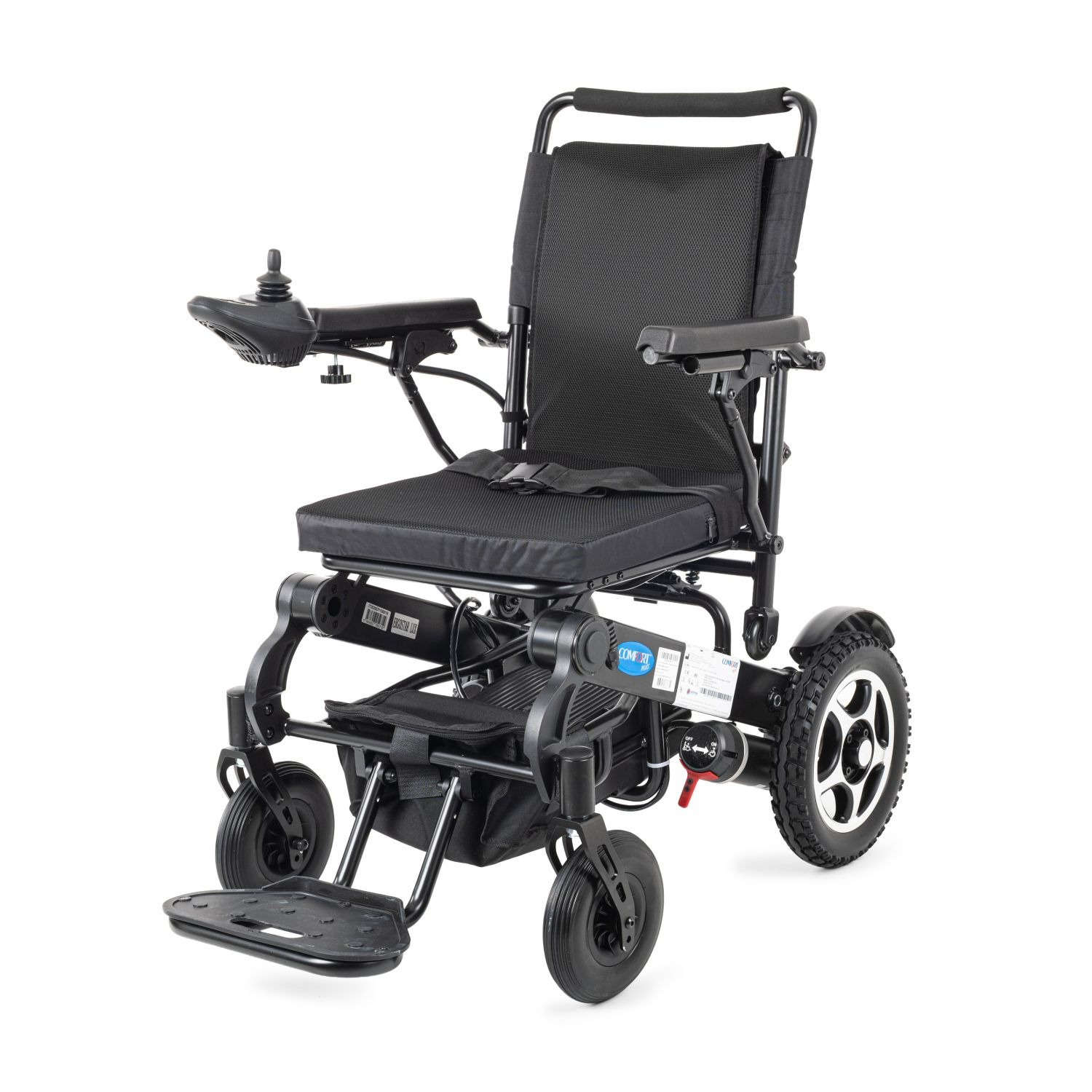 Comfort Plus Ergostar-Lux Siyah Akülü Tekerlekli Sandalye – 1. görsel