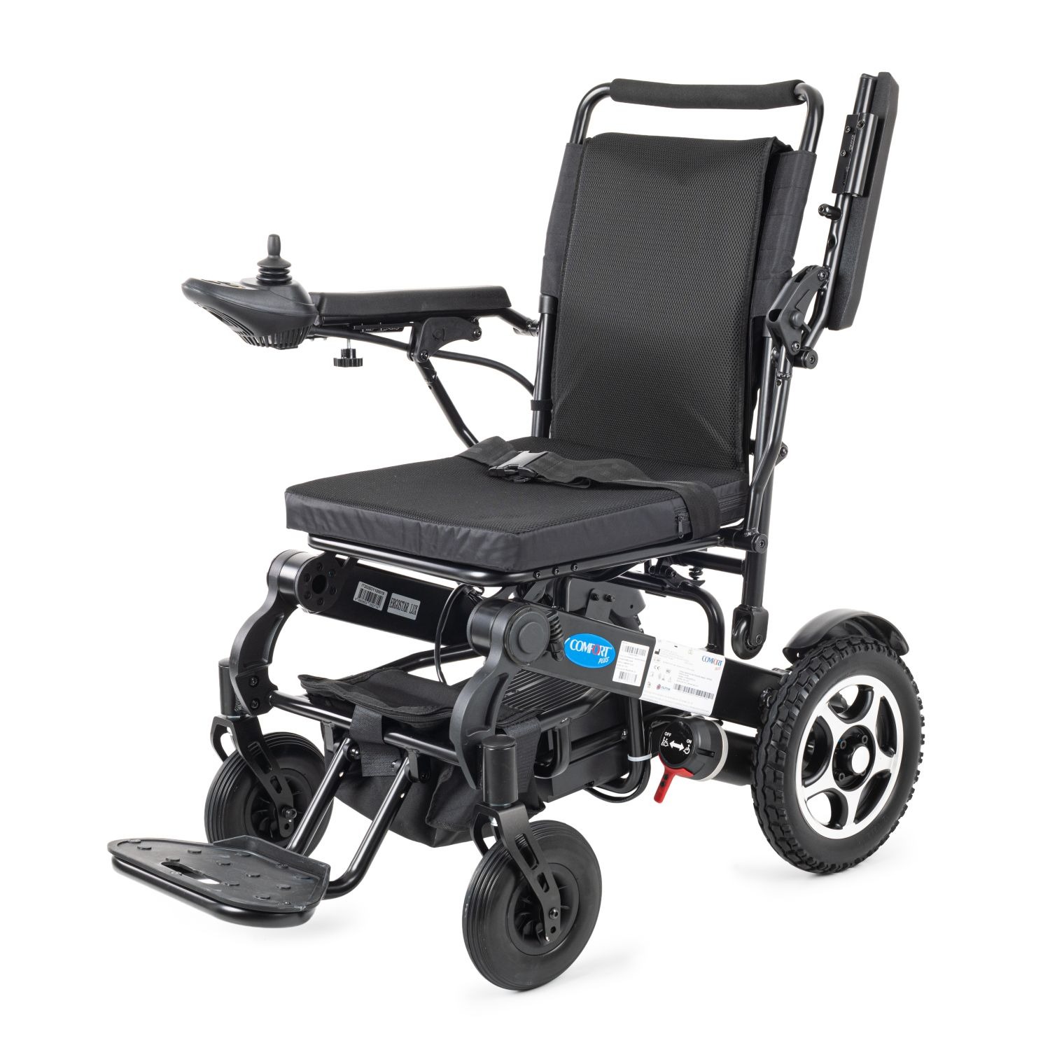 Comfort Plus Ergostar-Lux Siyah Akülü Tekerlekli Sandalye – 2. görsel