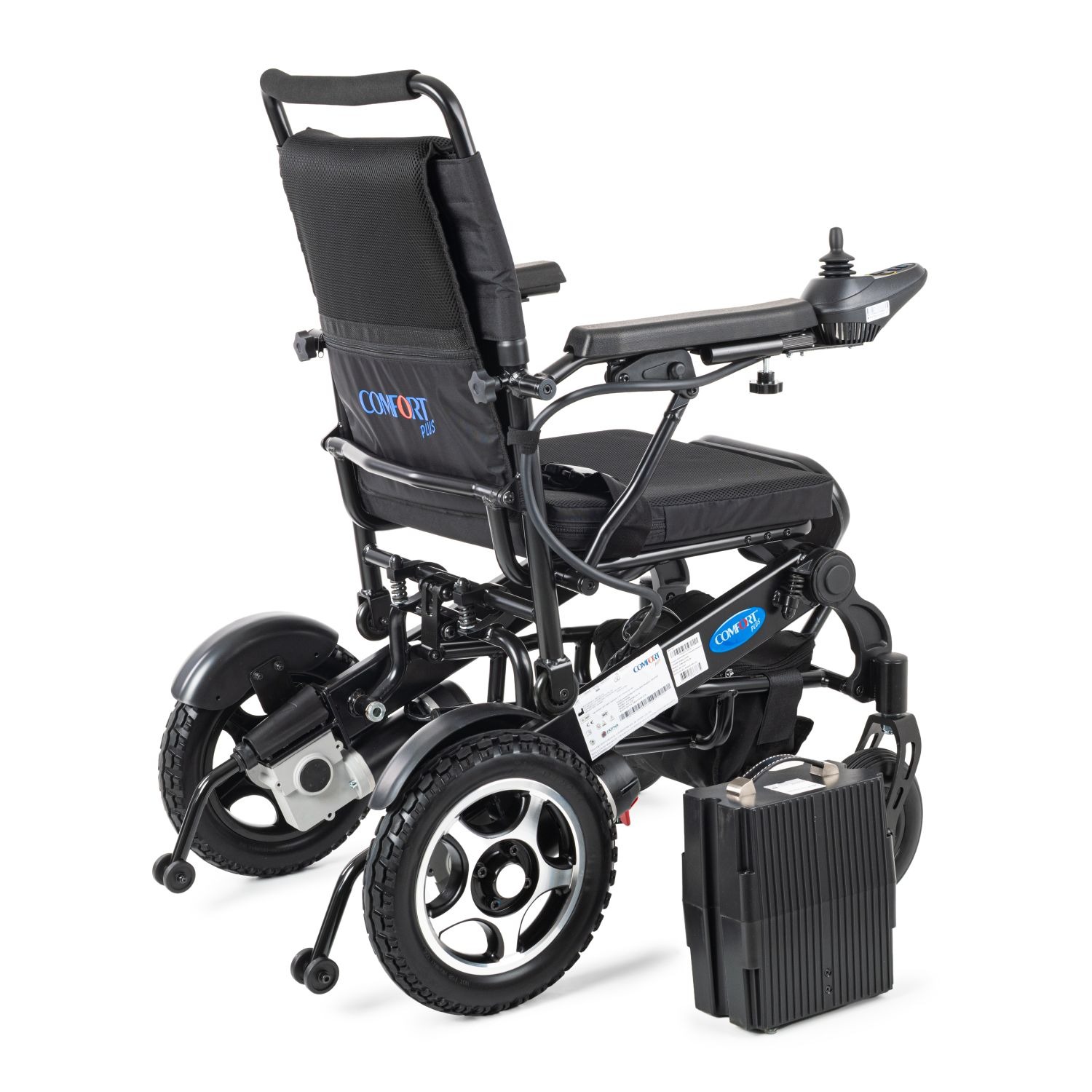 Comfort Plus Ergostar-Lux Siyah Akülü Tekerlekli Sandalye – 5. görsel