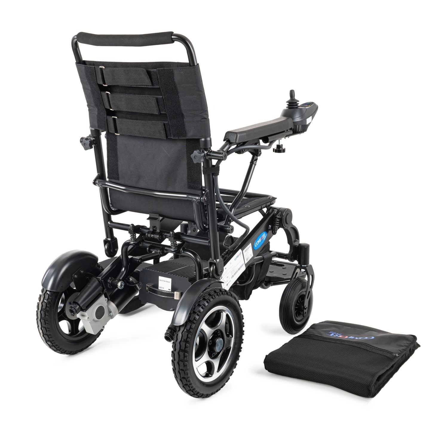 Comfort Plus Ergostar-Lux Siyah Akülü Tekerlekli Sandalye – 7. görsel
