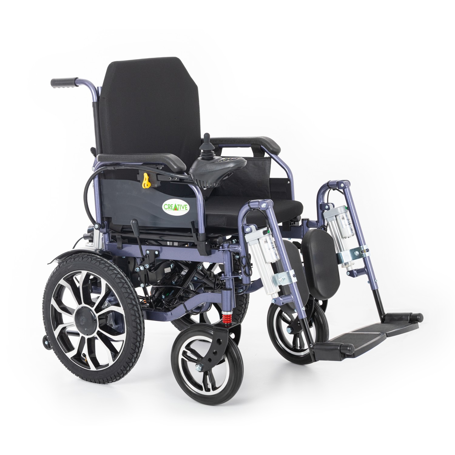 Creative CR-8012 Akülü Tekerlekli Sandalye (Motorlu Sırt Yatar ve Motorlu Ayak Kalkar) – 6. görsel