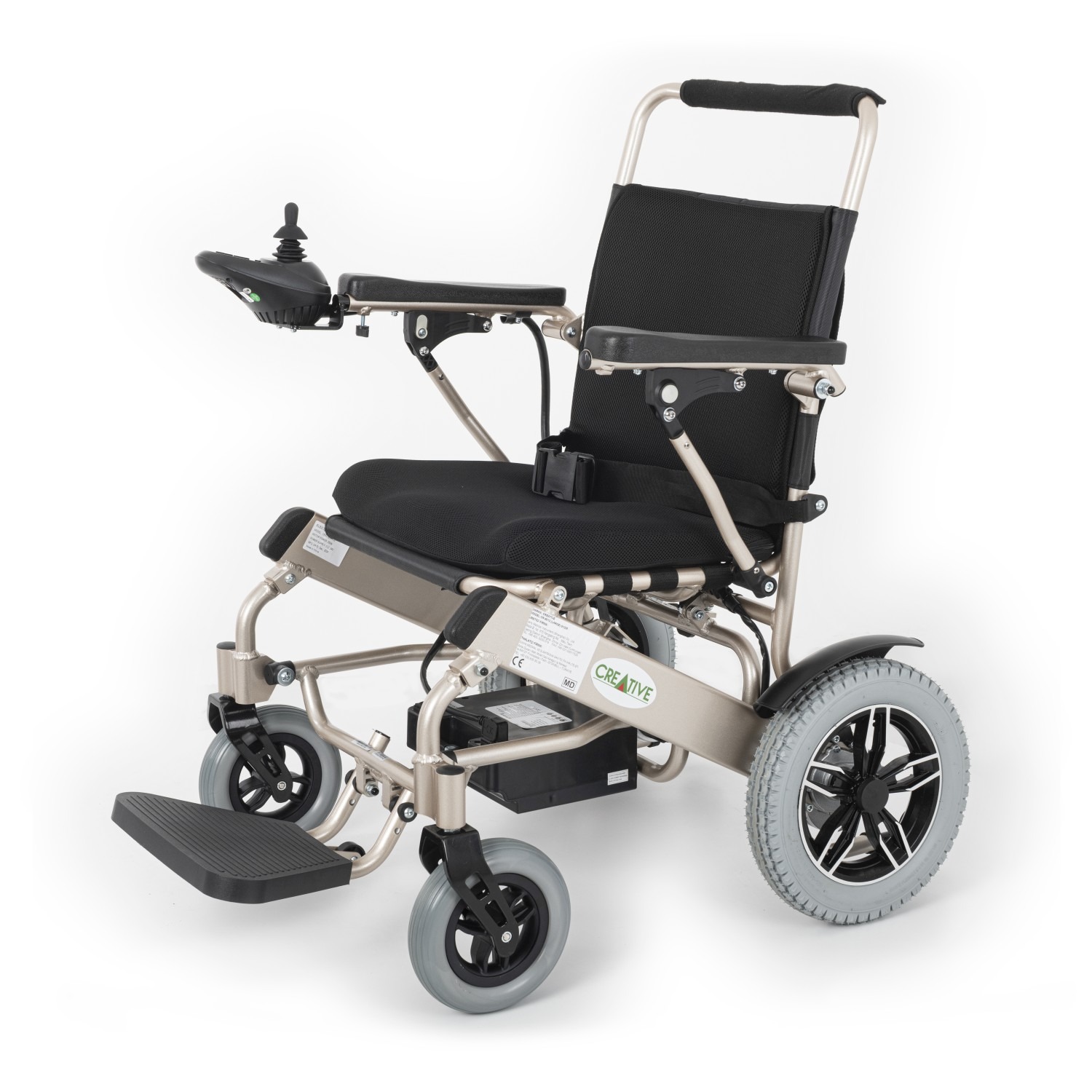 Creative CR-6012 Large Lityum Pilli Akülü Tekerlekli Sandalye 51cm (Uzaktan Kumandalı) – 1. görsel