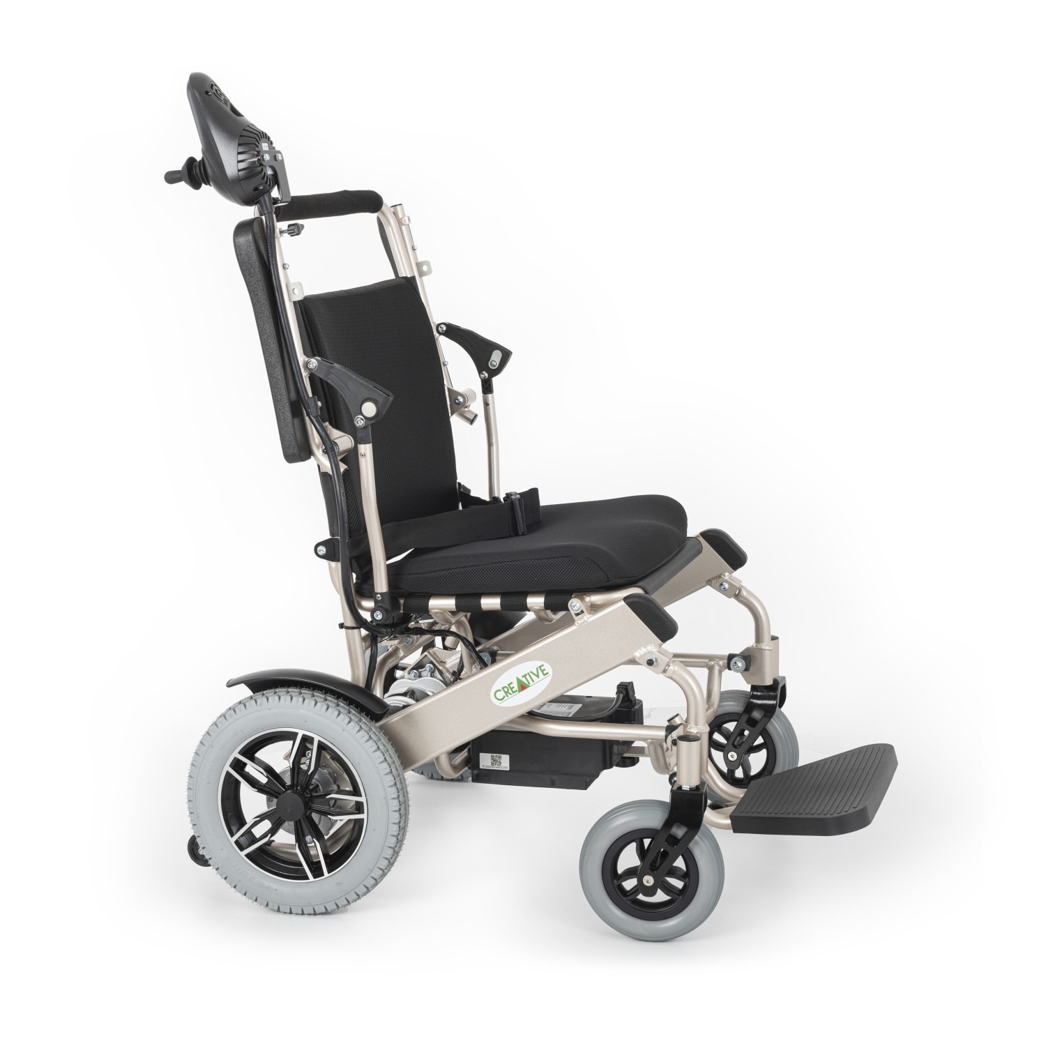 Creative CR-6012 Large Lityum Pilli Akülü Tekerlekli Sandalye 51cm (Uzaktan Kumandalı) – 4. görsel