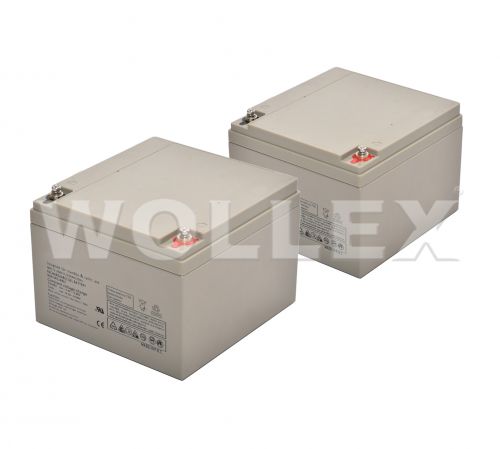 12000126 12V 26Ah Deep Cycle Akü (2 Adet)