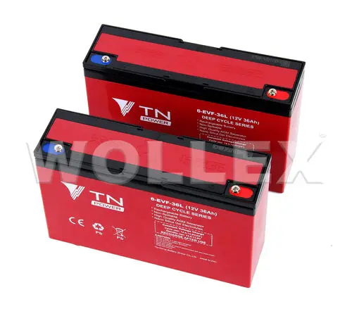 WG-P100 12V 36Ah Deep Cycle Jel Akü (2 Adet)